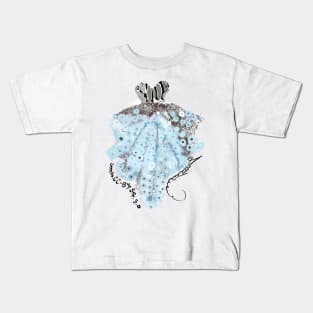 Larger Pacific Striped Octopus: With Flair Kids T-Shirt